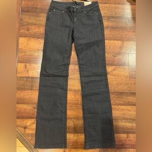 NWT prAna Women's Jada Jean Mid Rise Boot Leg Stretch Denim Gray 6 Tall